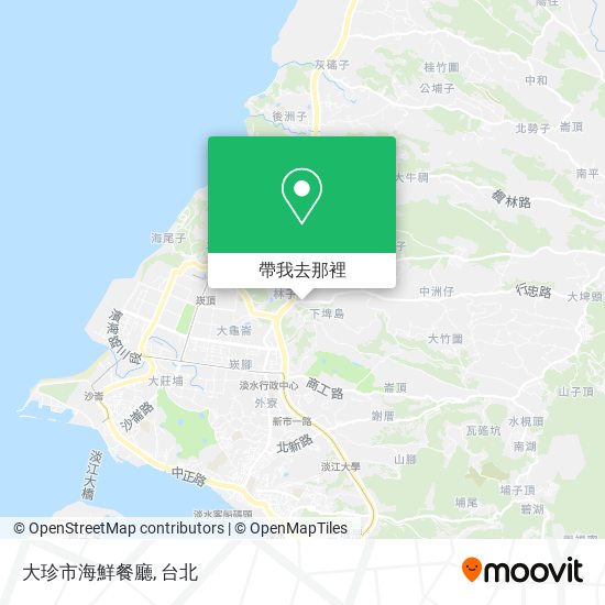 大珍市海鮮餐廳地圖