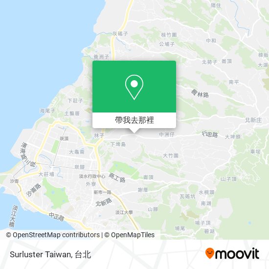 Surluster Taiwan地圖