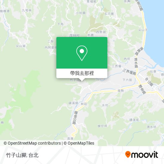 竹子山腳地圖
