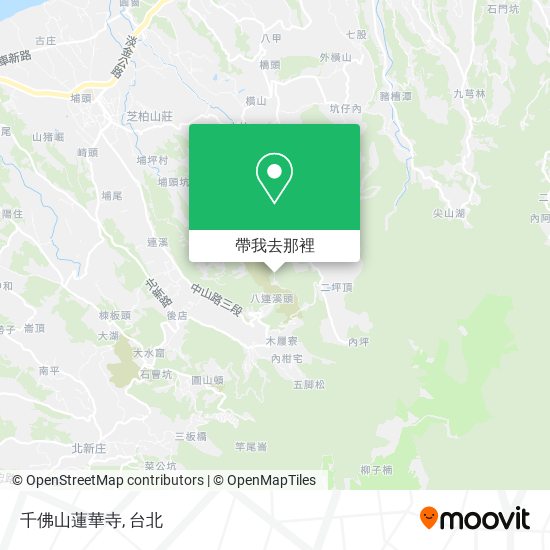 千佛山蓮華寺地圖