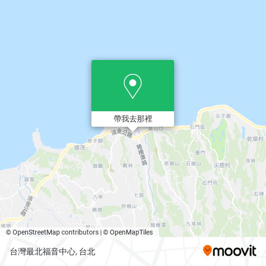 台灣最北福音中心地圖