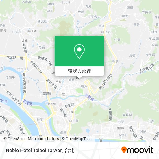 Noble Hotel Taipei Taiwan地圖