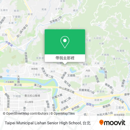 Taipei Municipal Lishan Senior High School地圖