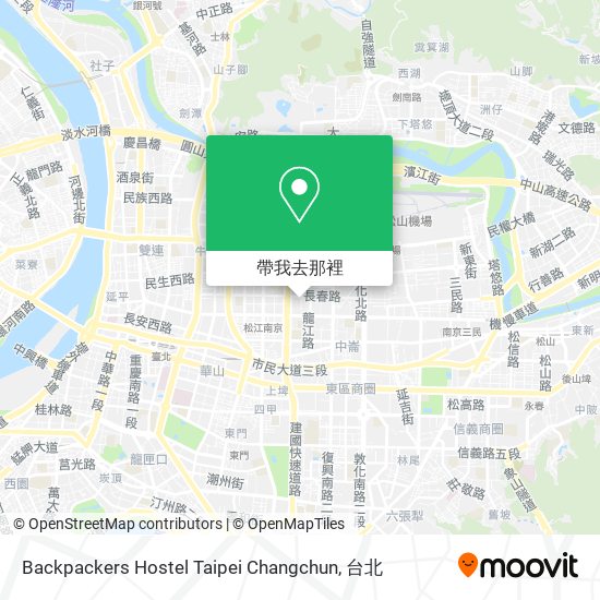 Backpackers Hostel Taipei Changchun地圖