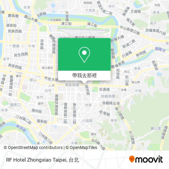RF Hotel Zhongxiao Taipei地圖