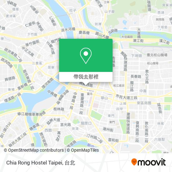 Chia Rong Hostel Taipei地圖