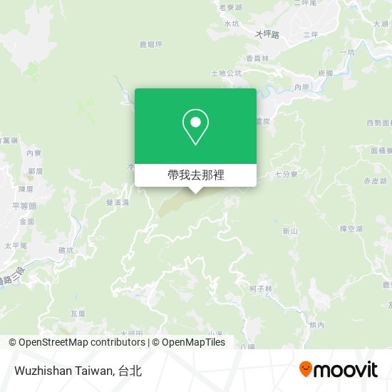 Wuzhishan Taiwan地圖