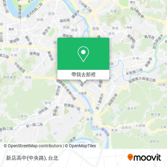 新店高中(中央路)地圖