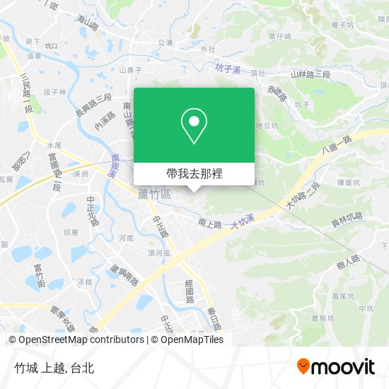 竹城 上越地圖