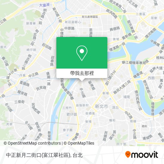 中正新月二街口(富江翠社區)地圖