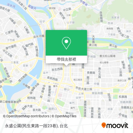 永盛公園(民生東路一段23巷)地圖