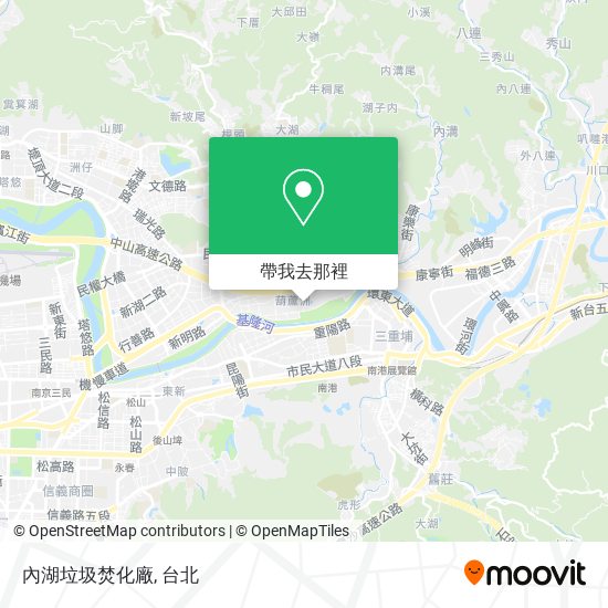 內湖垃圾焚化廠地圖