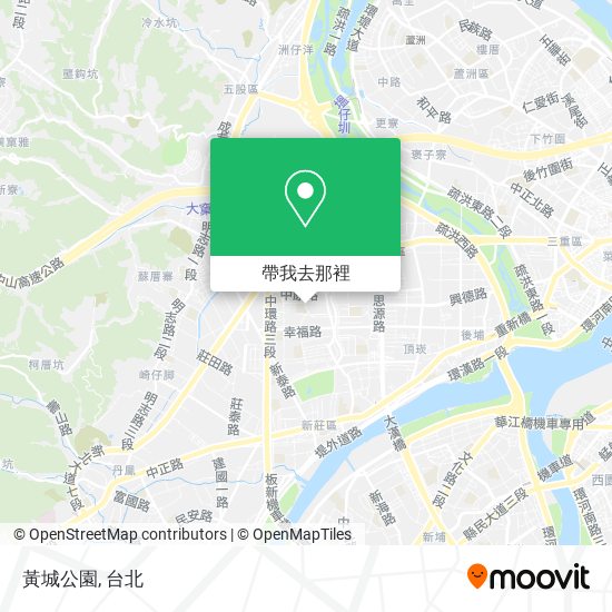 黃城公園地圖
