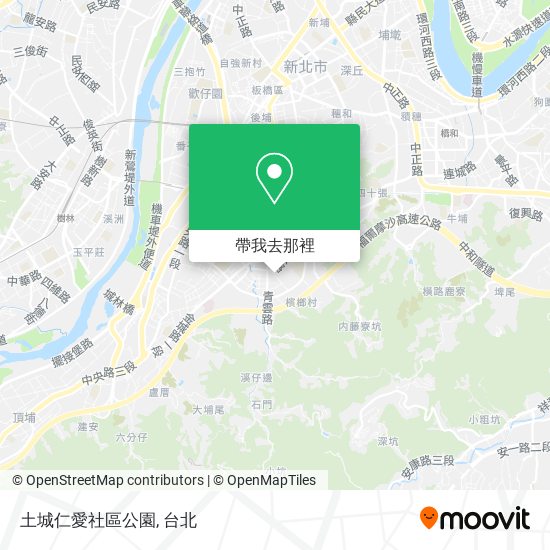 土城仁愛社區公園地圖