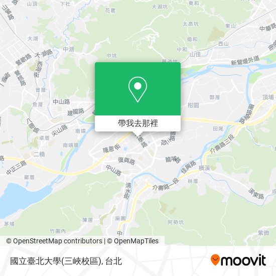 國立臺北大學(三峽校區)地圖