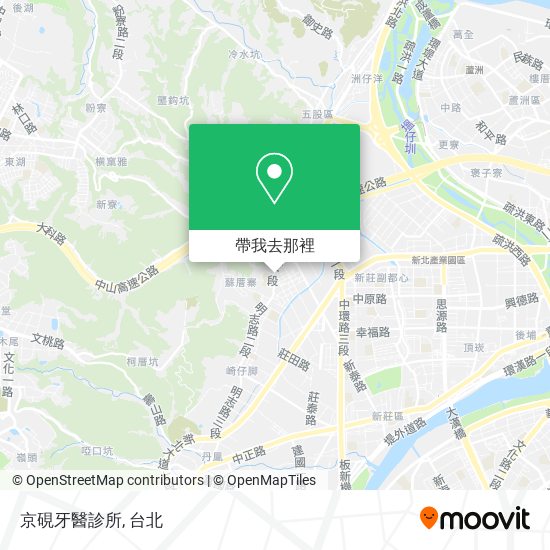 京硯牙醫診所地圖