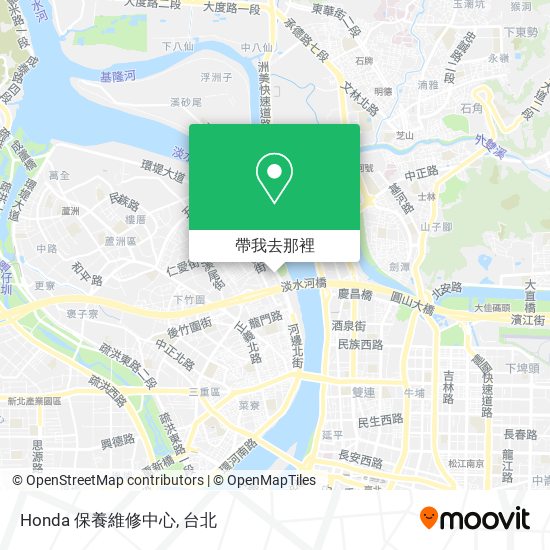 Honda 保養維修中心地圖