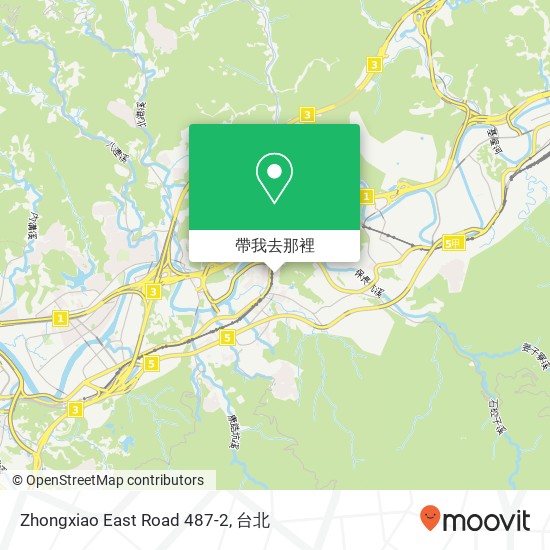 Zhongxiao East Road 487-2地圖