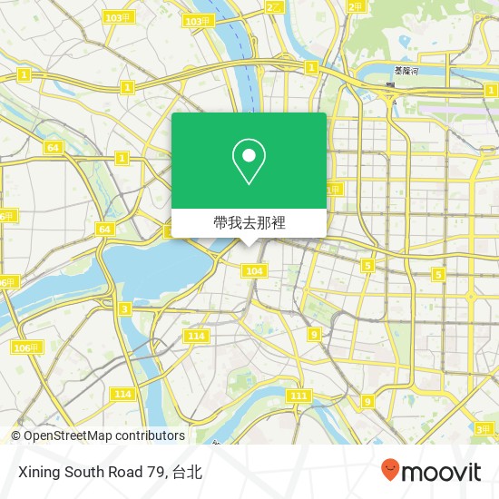 Xining South Road 79地圖
