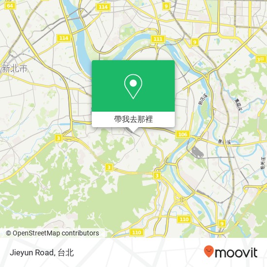 Jieyun Road地圖
