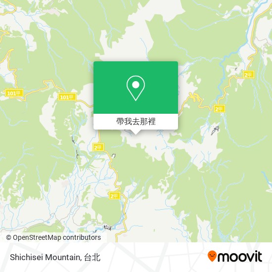 Shichisei Mountain地圖