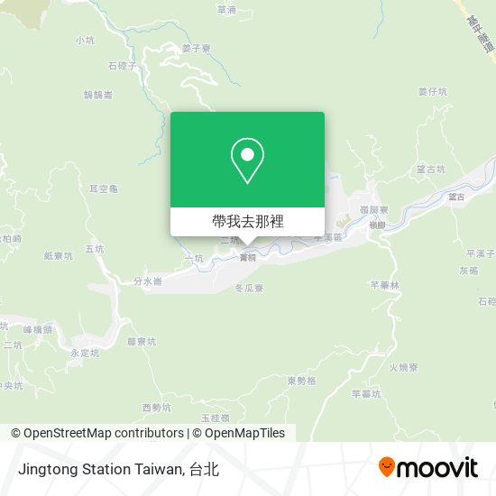 Jingtong Station Taiwan地圖