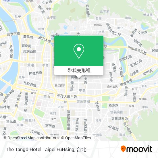 The Tango Hotel Taipei FuHsing地圖