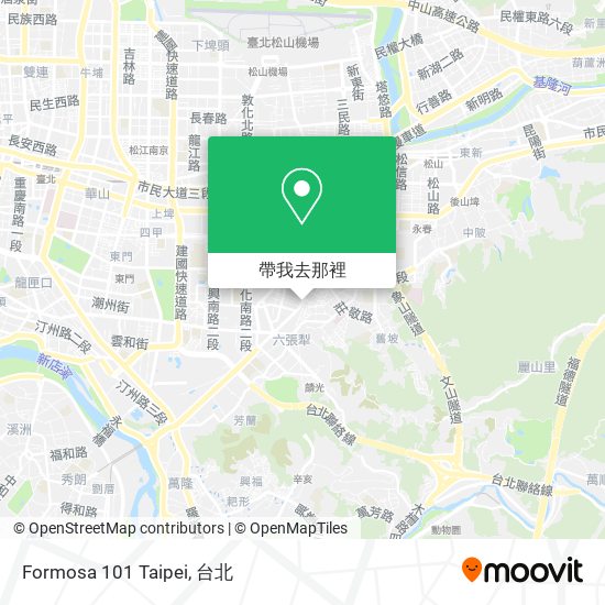 Formosa 101 Taipei地圖
