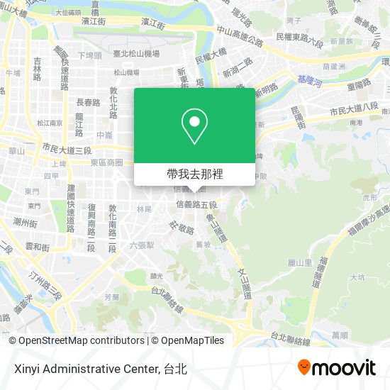 Xinyi Administrative Center地圖