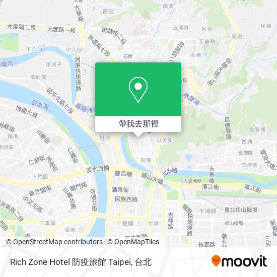 Rich Zone Hotel 防疫旅館 Taipei地圖