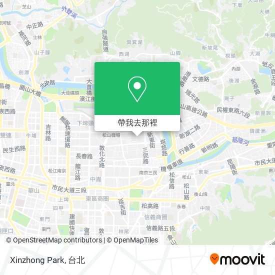 Xinzhong Park地圖