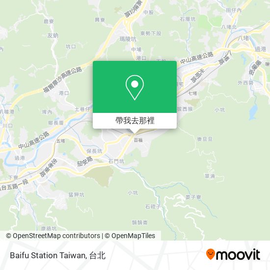 Baifu Station Taiwan地圖