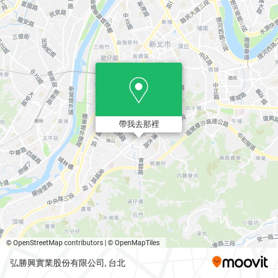 弘勝興實業股份有限公司地圖