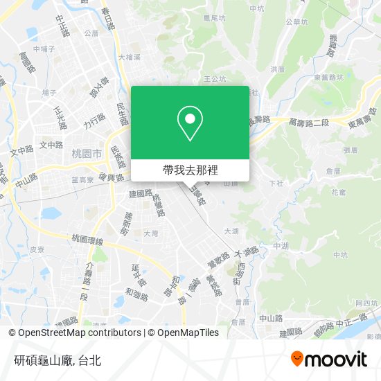 研碩龜山廠地圖