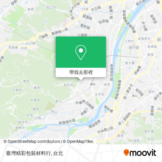 臺灣精彩包裝材料行地圖