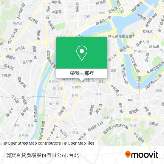 麗寶百貨廣場股份有限公司地圖