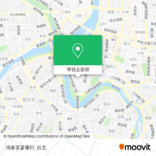 鴻春堂蔘藥行地圖