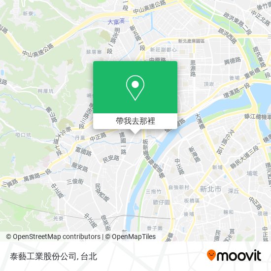 泰藝工業股份公司地圖