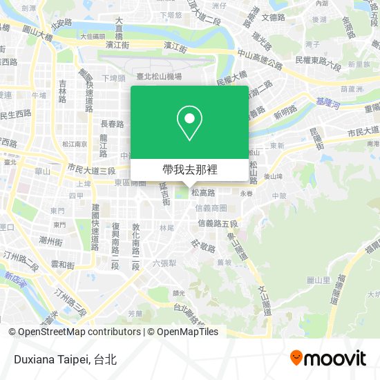 Duxiana Taipei地圖