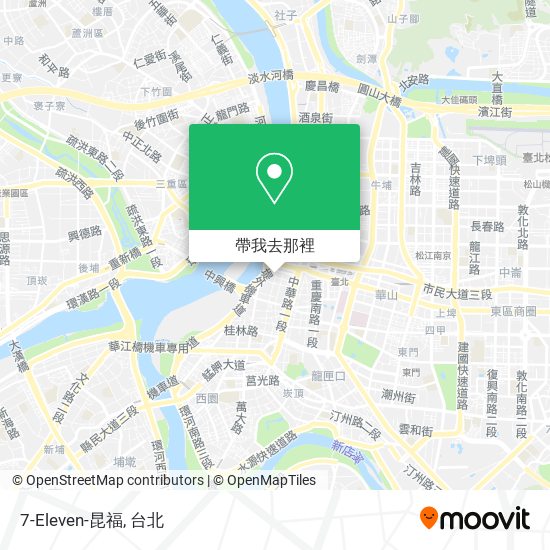 7-Eleven-昆福地圖