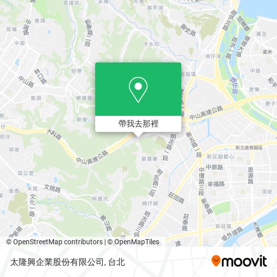 太隆興企業股份有限公司地圖