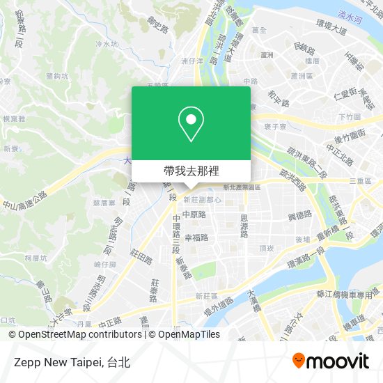 Zepp New Taipei地圖