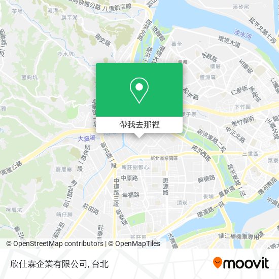 欣仕霖企業有限公司地圖