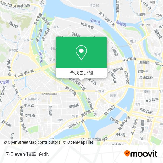 7-Eleven-頂華地圖