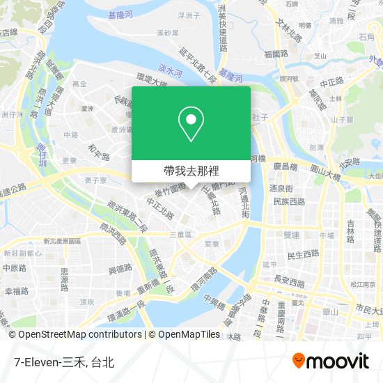 7-Eleven-三禾地圖