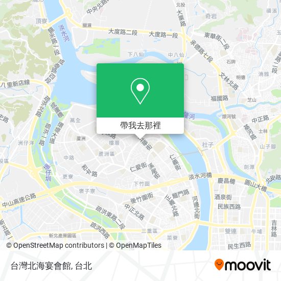台灣北海宴會館地圖