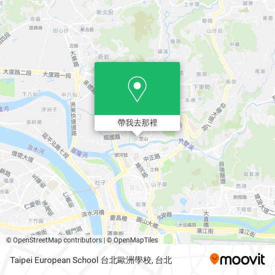 Taipei European School 台北歐洲學校地圖