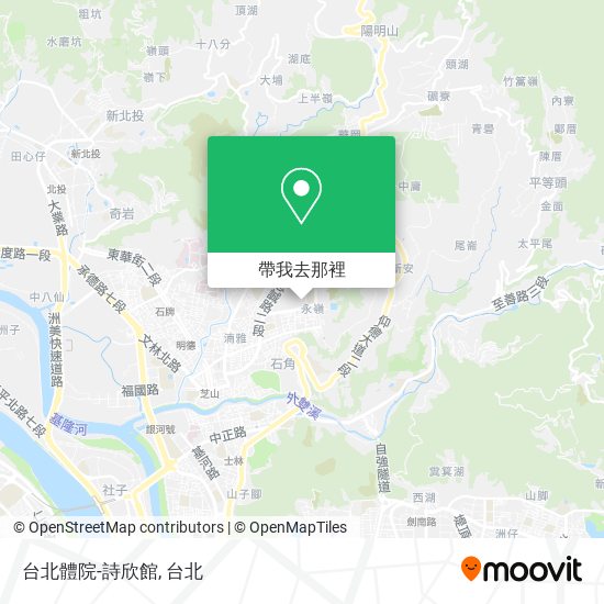 台北體院-詩欣館地圖