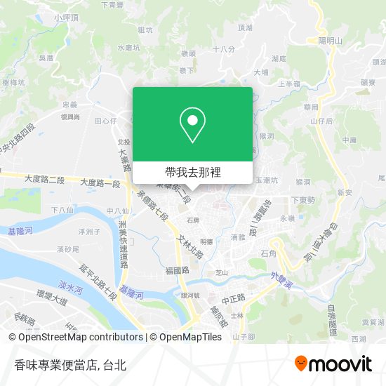 香味專業便當店地圖