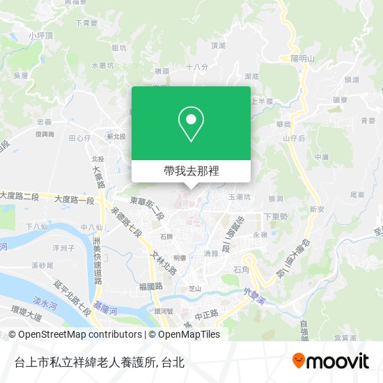 台上市私立祥緯老人養護所地圖